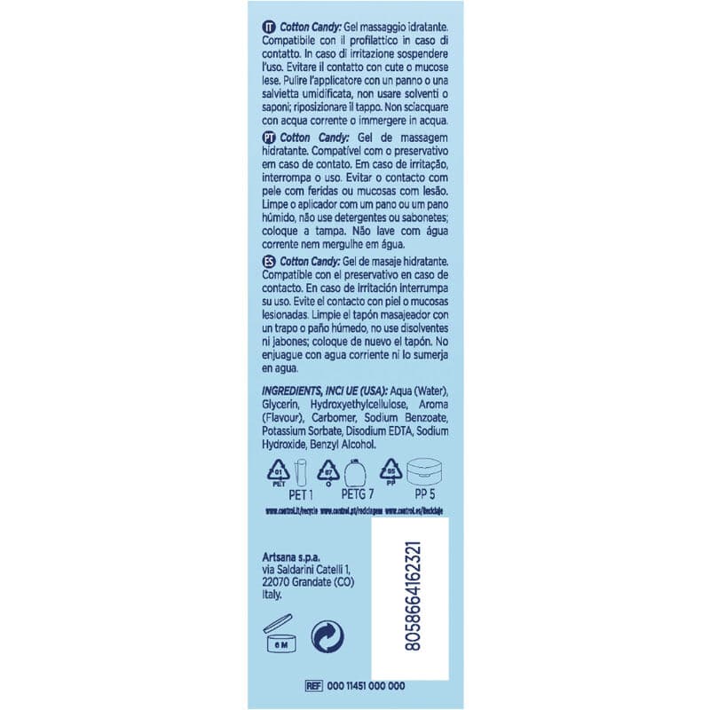 CONTROL - COTTON CANDY MASSAGE GEL 3 IN 1 200 ML 3