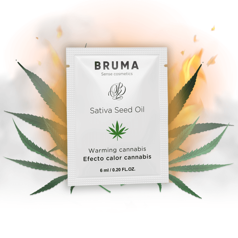BRUMA - SATIVA SEED OIL SLIDING GEL WARMING CANNABIS FLAVOR 6 ML 2