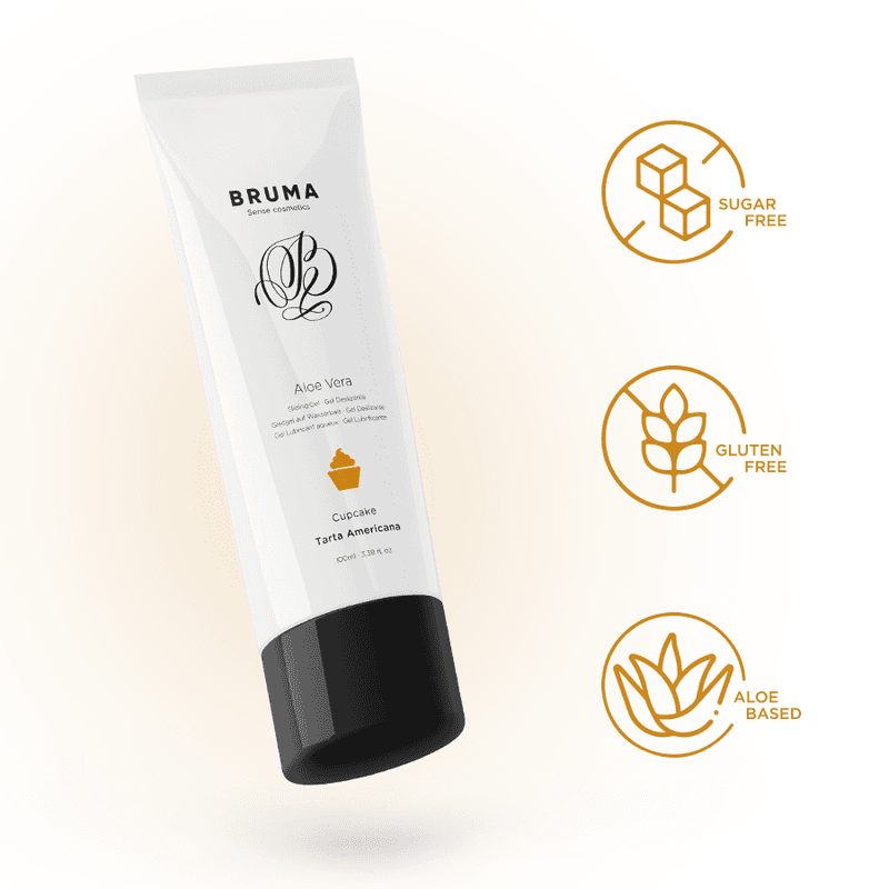 BRUMA - ALOE VERA SLIDING GEL CUPCAKE FLAVOR 100 ML 4