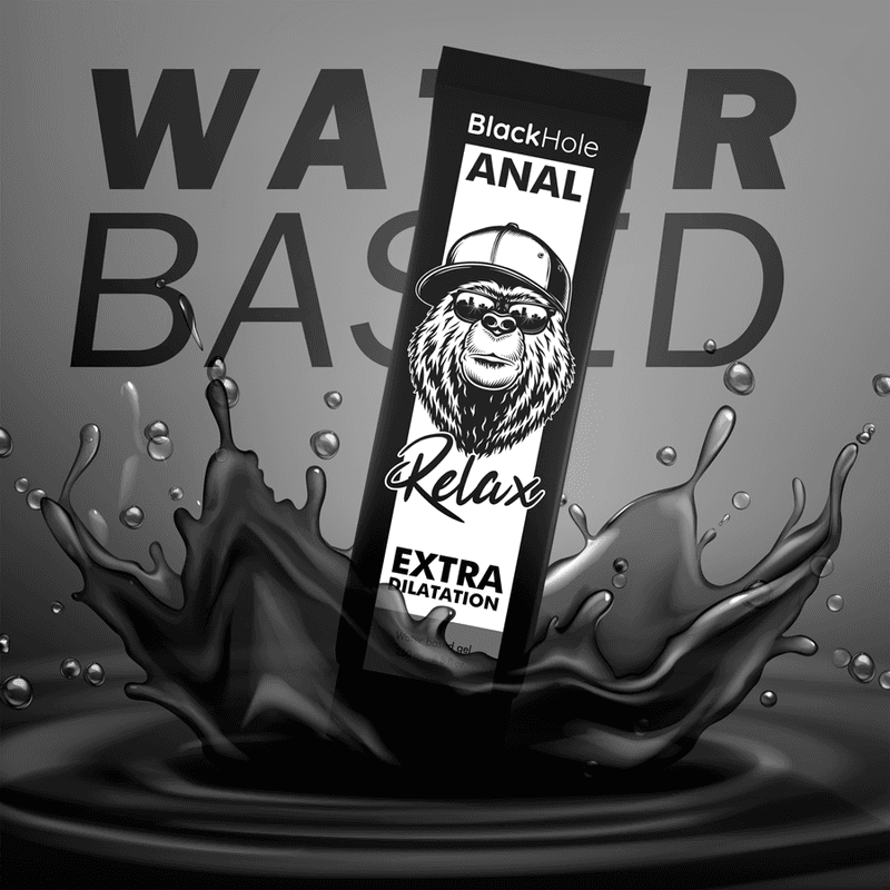 BLACK HOLE - WATER BASE GEL ANAL DILATION 250 ML 4