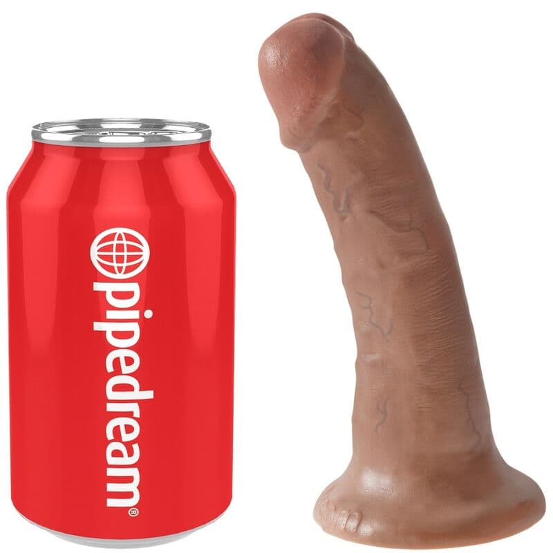 KING COCK - REALISTIC PENIS 15 CM CARAMEL 5