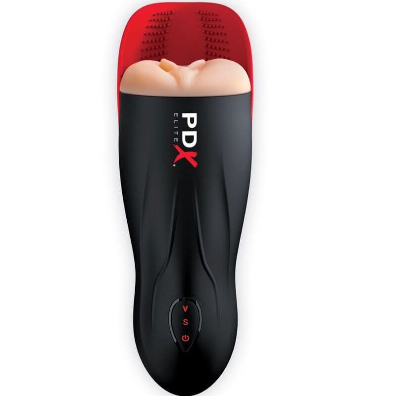 PDX ELITE - STROKER FUCK-O-MATIC VAGINA DOUBLE VIBRATION PENIS & TESTICLES 2