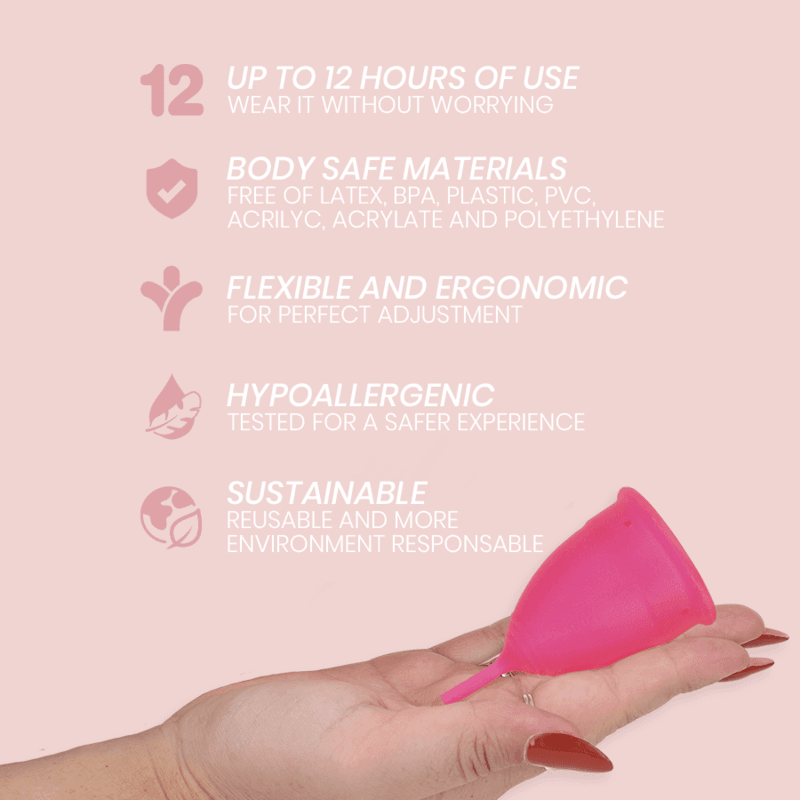 INTIMICHIC - MENSTRUAL CUP MEDICAL GRADE SILICONE - SIZE L 5