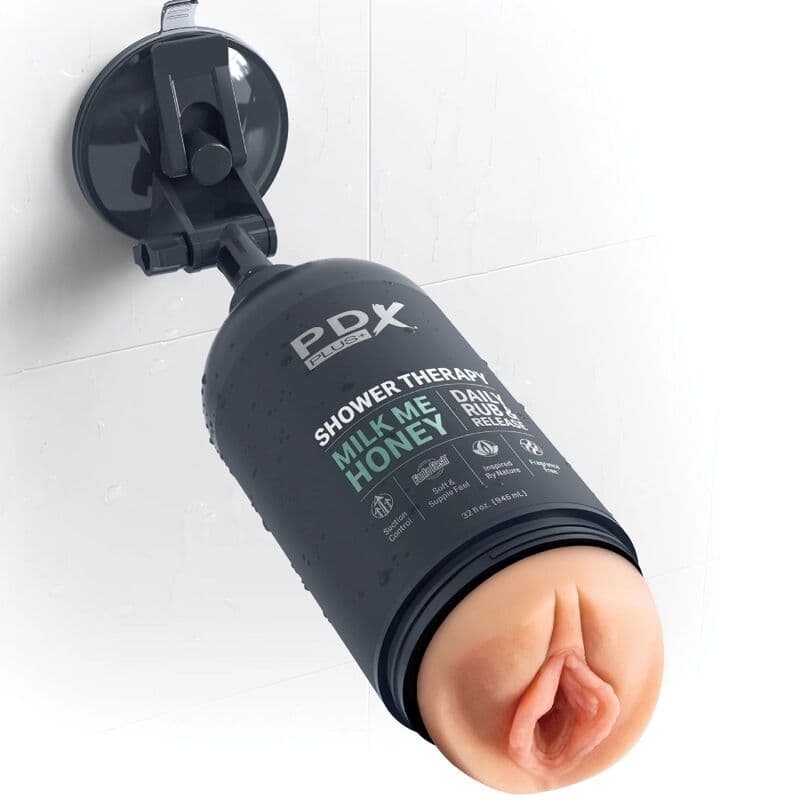 PDX PLUS - STROKER MASTURBATOR DISCREET DESIGN OF MILK ME HONEY SHAMPOO BOTTLE 4