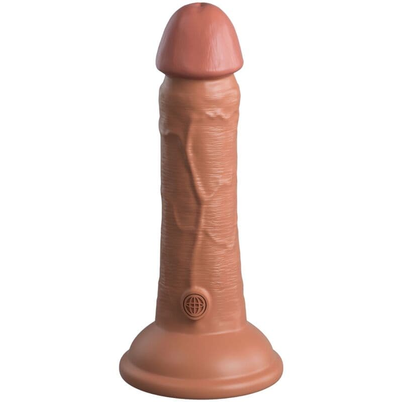 KING COCK - ELITE REALISTIC SILICONE DILDO 15.2 CM CARAMEL 3
