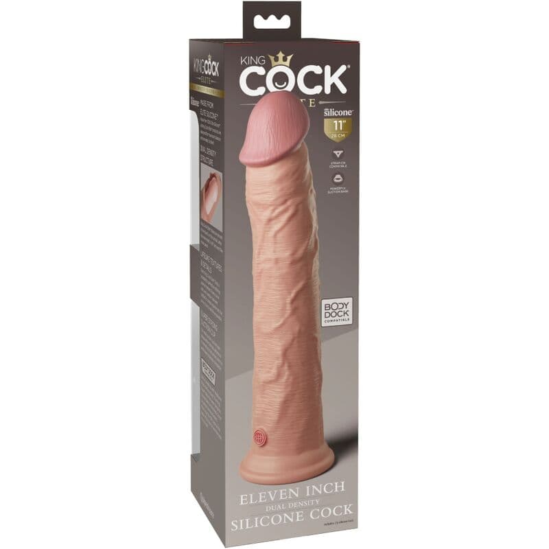 KING COCK - ELITE REALISTIC SILICONE DILDO 28 CM 5