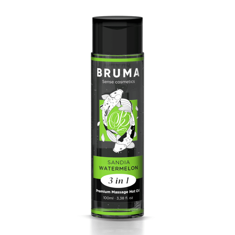 BRUMA - PREMIUM MASSAGE HOT OIL WATERMELON 3 IN 1 - 100 ML 2