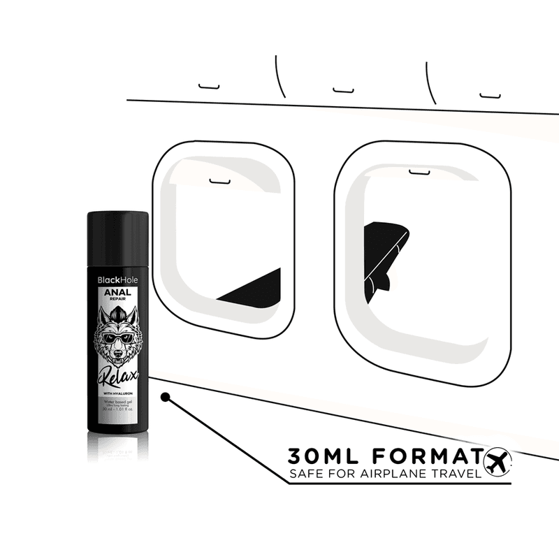 BLACK HOLE - ANAL REPAIR WATER BASED RELAX WITH HYALURON 30 ML 5
