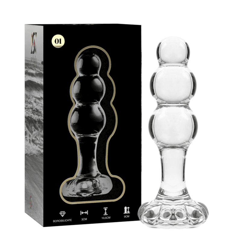 NEBULA SERIES BY IBIZA - MODELO 1 PLUG CRISTAL 10.5 CM -O- 3 CM 3