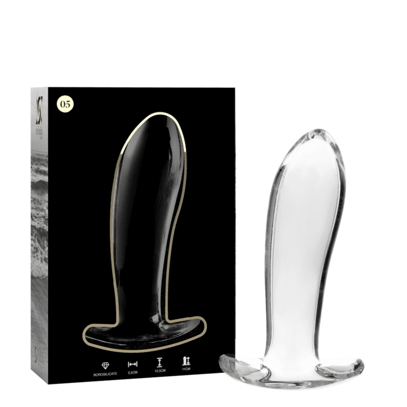 NEBULA SERIES BY IBIZA - MODELO 5 PLUG CRISTAL 12.5 CM -O- 3.5 CM 3