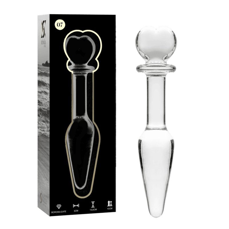 NEBULA SERIES BY IBIZA - MODELO 7 PLUG CRISTAL 13.5 CM -O- 3 CM 3