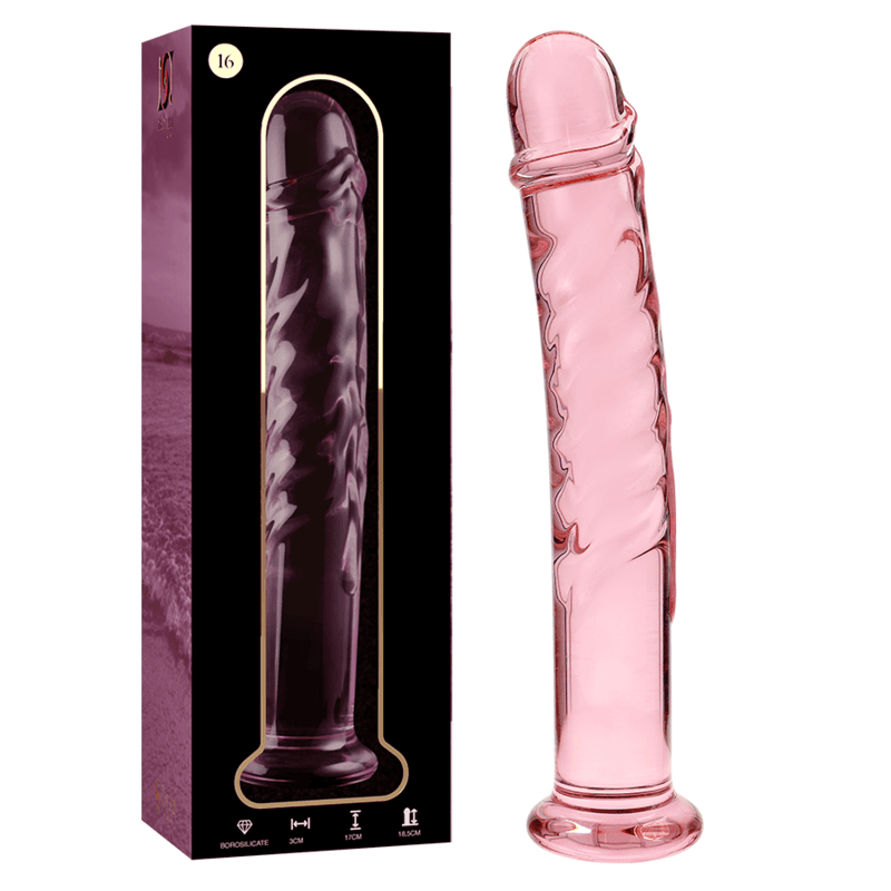 NEBULA SERIES BY IBIZA - MODELO 16 DILDO CRISTAL 18.5 CM -O- 3 CM 4