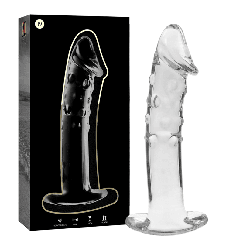 NEBULA SERIES BY IBIZA - MODELO 19 DILDO CRISTAL 18.5 CM -O- 4 CM 3