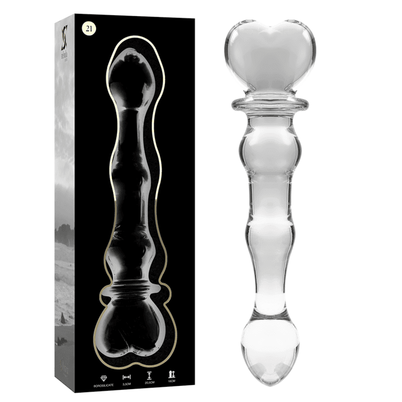 NEBULA SERIES BY IBIZA - MODELO 21 DILDO CRISTAL 20.5 CM -O- 3.5 CM 3