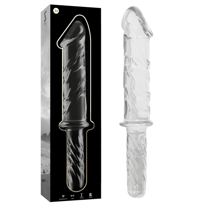 NEBULA SERIES BY IBIZA - MODELO 24 DILDO CRISTAL 28.5 CM -O- 5 CM 3
