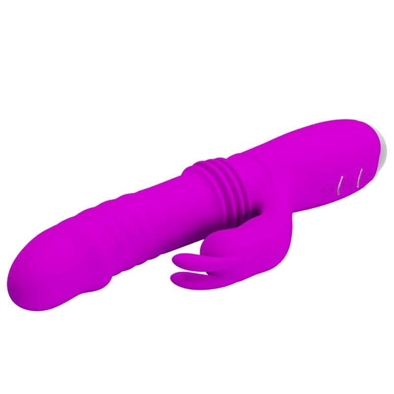 PRETTY LOVE - DOROTHY PURPLE RECHARGEABLE RABBIT VIBRATOR 5