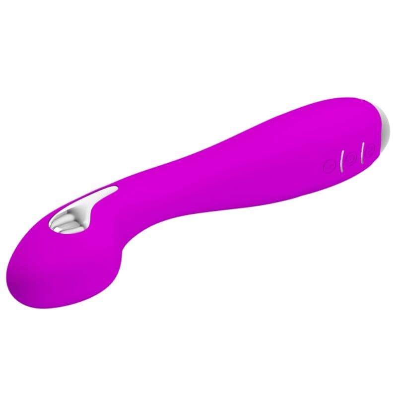 PRETTY LOVE - HECTOR RECHARGEABLE ELECTROSHOCK VIBRATOR WATERPROOF PURPLE 2