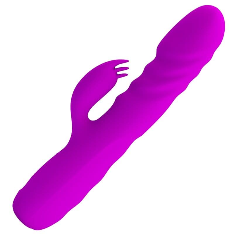 PRETTY LOVE - MELANIE PURPLE RECHARGEABLE RABBIT VIBRATOR 3