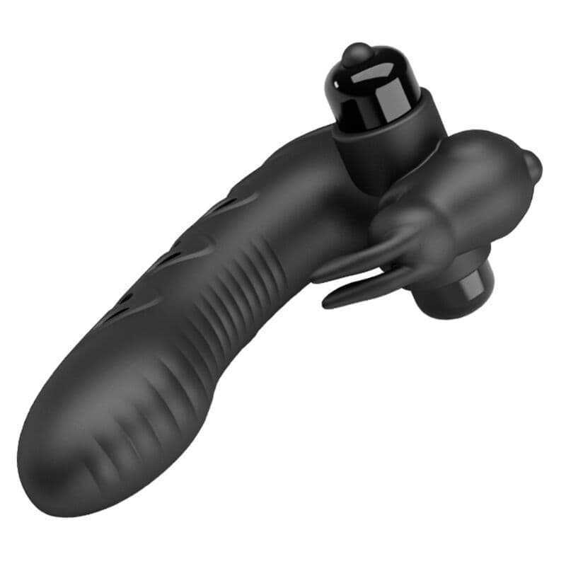 PRETTY LOVE - VANCE BLACK RABBIT VIBRATOR FINGER COVER 2