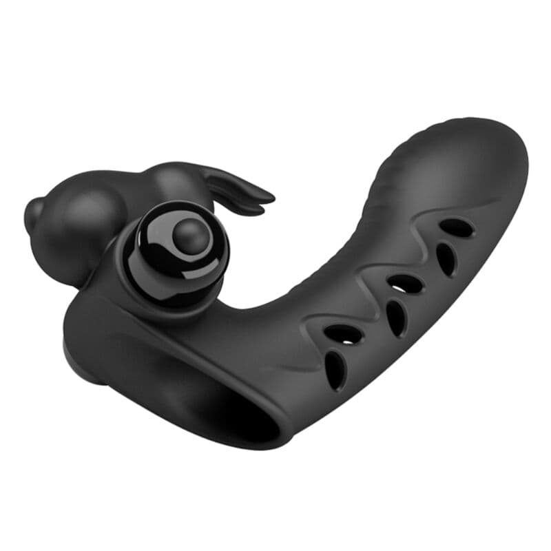 PRETTY LOVE - VANCE BLACK RABBIT VIBRATOR FINGER COVER 3
