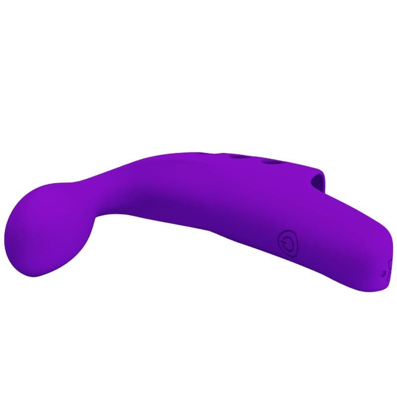 PRETTY LOVE - GORGON PURPLE RECHARGEABLE FINGER VIBRATOR 5