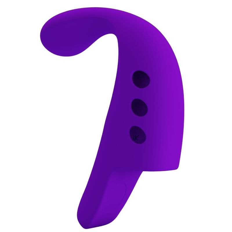 PRETTY LOVE - GORGON PURPLE RECHARGEABLE FINGER VIBRATOR 4