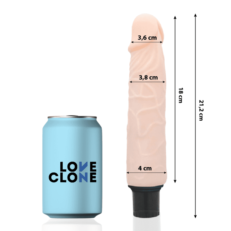 LOVECLONE - FINN SELF LUBRICATION VIBRATOR 21.2 CM -O- 3.8 CM 2