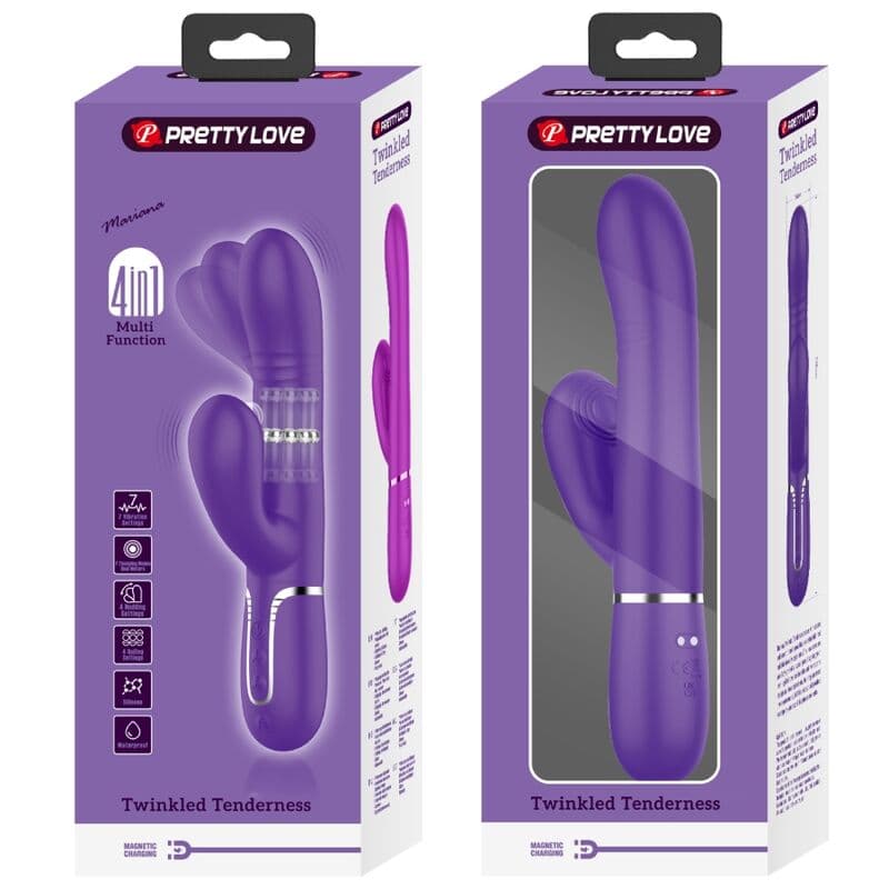 PRETTY LOVE - MULTIFUNCTION G-SPOT VIBRATOR PURPLE 4