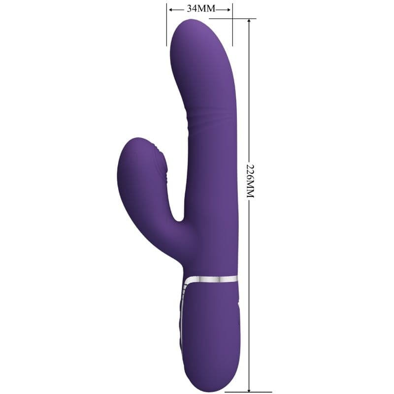 PRETTY LOVE - MULTIFUNCTION G-SPOT VIBRATOR PURPLE 2
