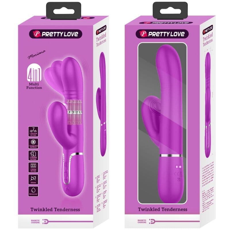PRETTY LOVE - MULTIFUNCTION G-SPOT VIBRATOR FUCHSIA 4