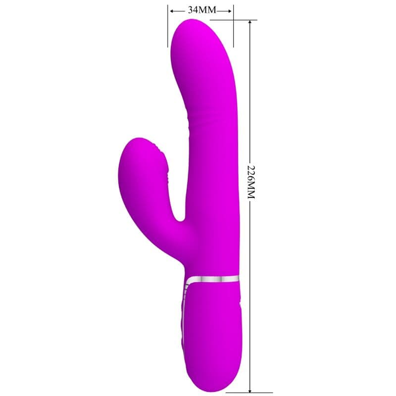 PRETTY LOVE - MULTIFUNCTION G-SPOT VIBRATOR FUCHSIA 2