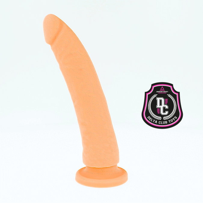 DELTA CLUB - TOYS NATURAL DILDO MEDICAL SILICONE 23 CM -O- 4.5 CM 3