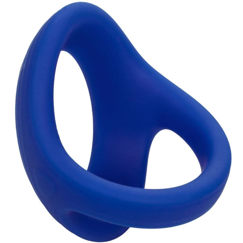 CALEXOTICS - ADMIRAL COCK BALL DUAL RING BLUE 2