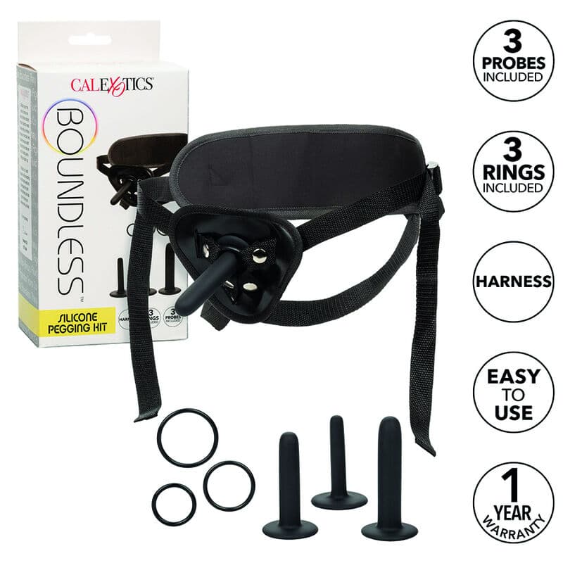 CALEXOTICS - BOUNDLESS SILICONE PEGGING KIT 2