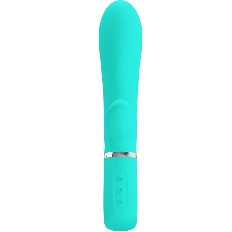 PRETTY LOVE - THOMAS MULTIFUNCTION G-SPOT VIBRATOR AQUA GREEN 2