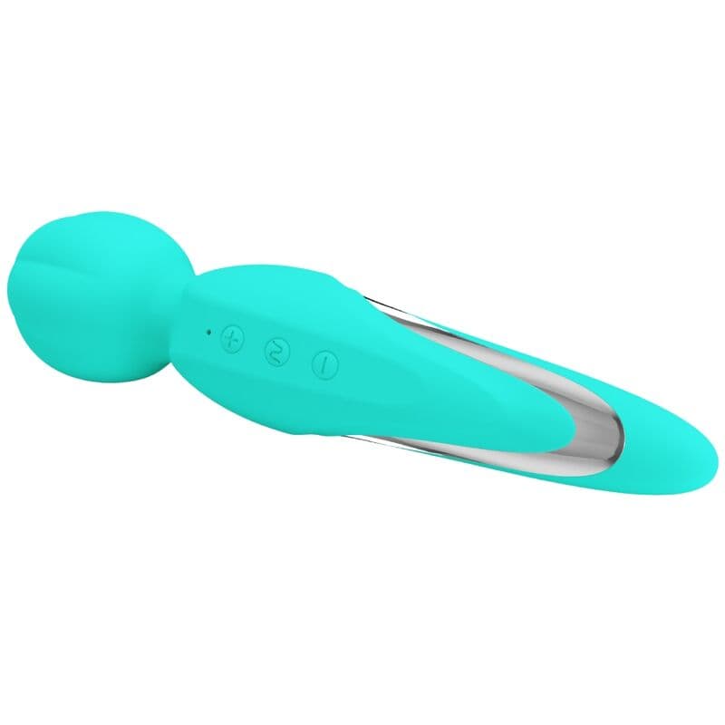 PRETTY LOVE - WALTER VIBRATOR WAND AQUA GREEN 4