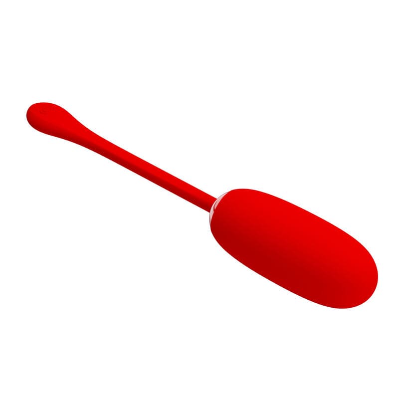 PRETTY LOVE - JULIUS WATERPROOF-RECHARGEABLE VIBRATING EGG RED 2