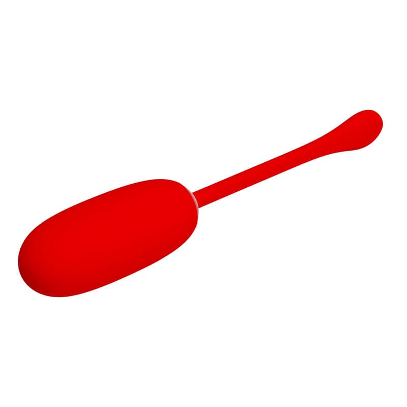 PRETTY LOVE - JULIUS WATERPROOF-RECHARGEABLE VIBRATING EGG RED 5