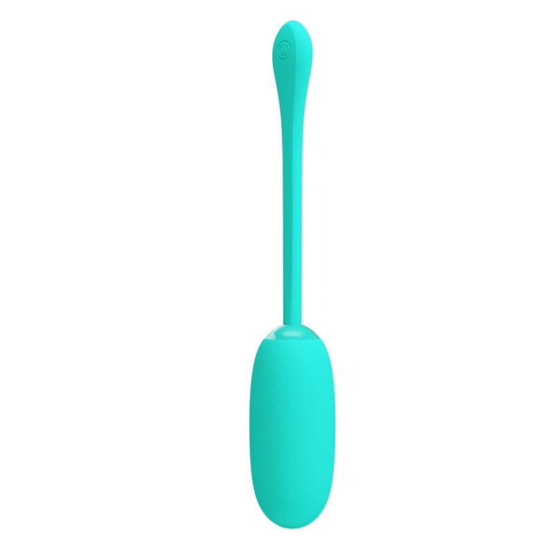 PRETTY LOVE - JULIUS WATERPROOF-RECHARGEABLE VIBRATING EGG AQUA GREEN 4