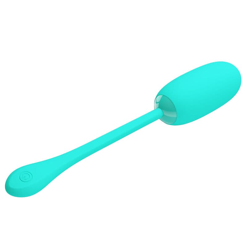 PRETTY LOVE - JULIUS WATERPROOF-RECHARGEABLE VIBRATING EGG AQUA GREEN 3