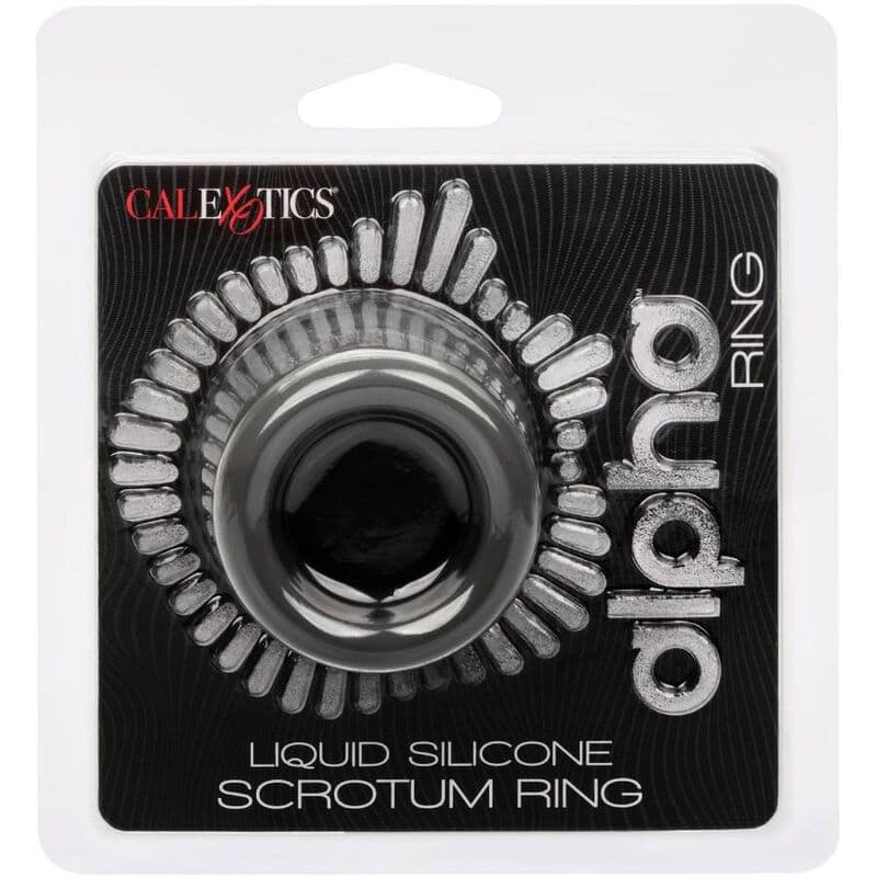 CALEXOTICS - ALPHA SCROTUM STRETCHING RING BLACK 3