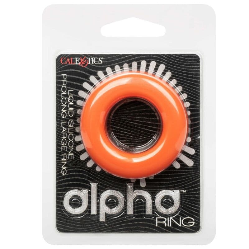 CALEXOTICS - ALPHA PROLONG LARGE RING ORANGE 3