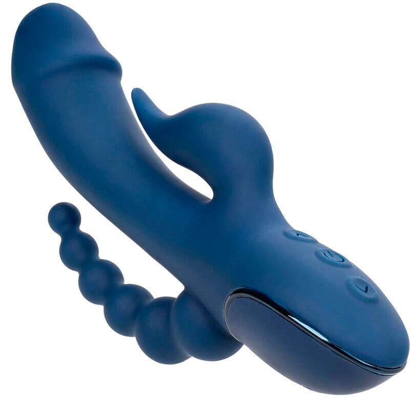CALEXOTICS - VIBRATOR TRIPLE ORGASM BLUE 5