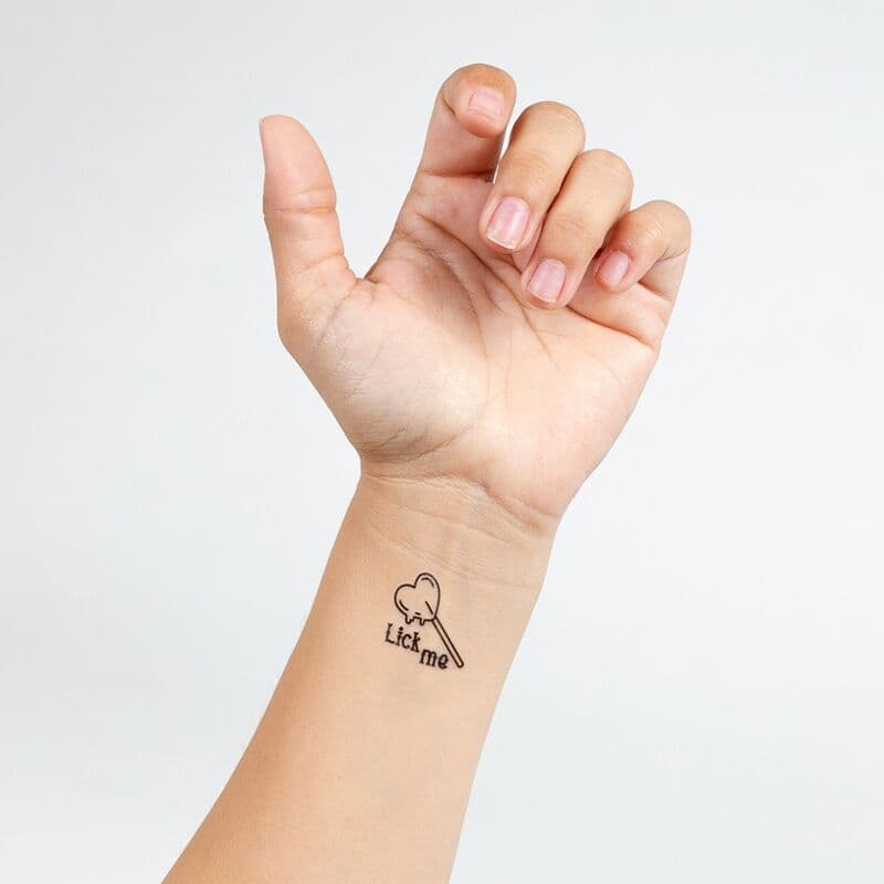 SECRET PLAY - SET OF 10 CANDY COLLECTION TEMPORARY TATTOOS 3