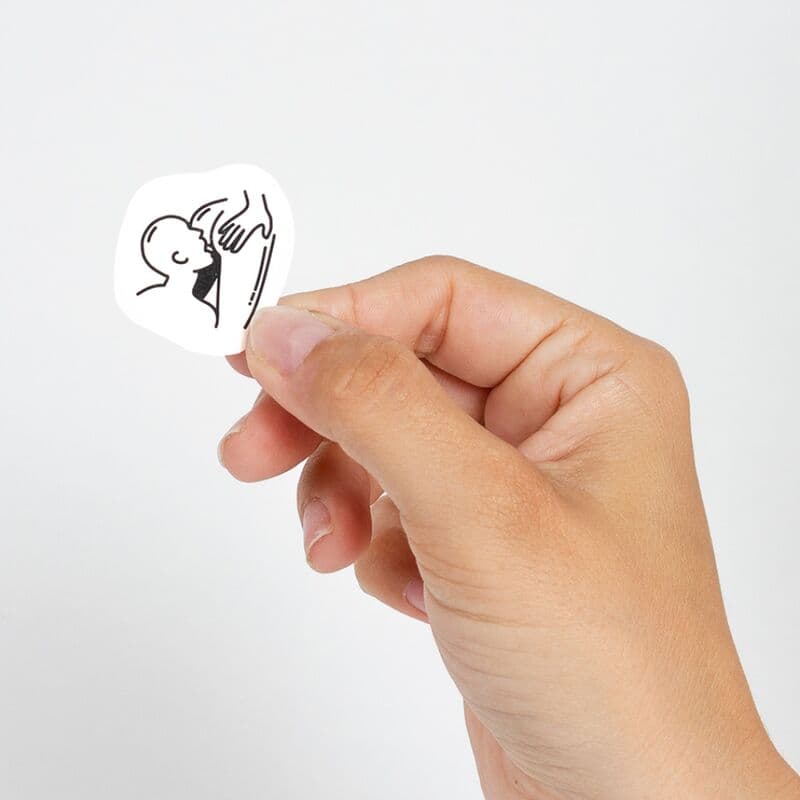 SECRET PLAY - SET OF 10 TEMPORARY TATTOOS KINKY COLLECTION 5