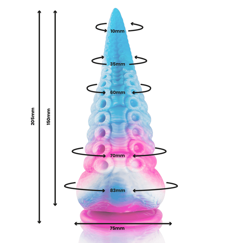 EPIC - PHORCYS BLUE TENTACLE DILDO BIG SIZE 5