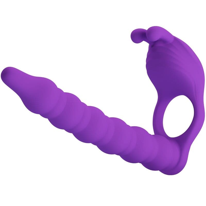 PRETTY LOVE - BLACKNEY PENIS RING WITH LILA VIBRATOR PLUG 2