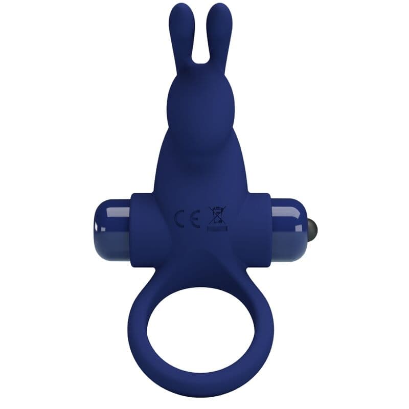 PRETTY LOVE - JIRO RABBIT RING WITH VIBRATION BLUE 2