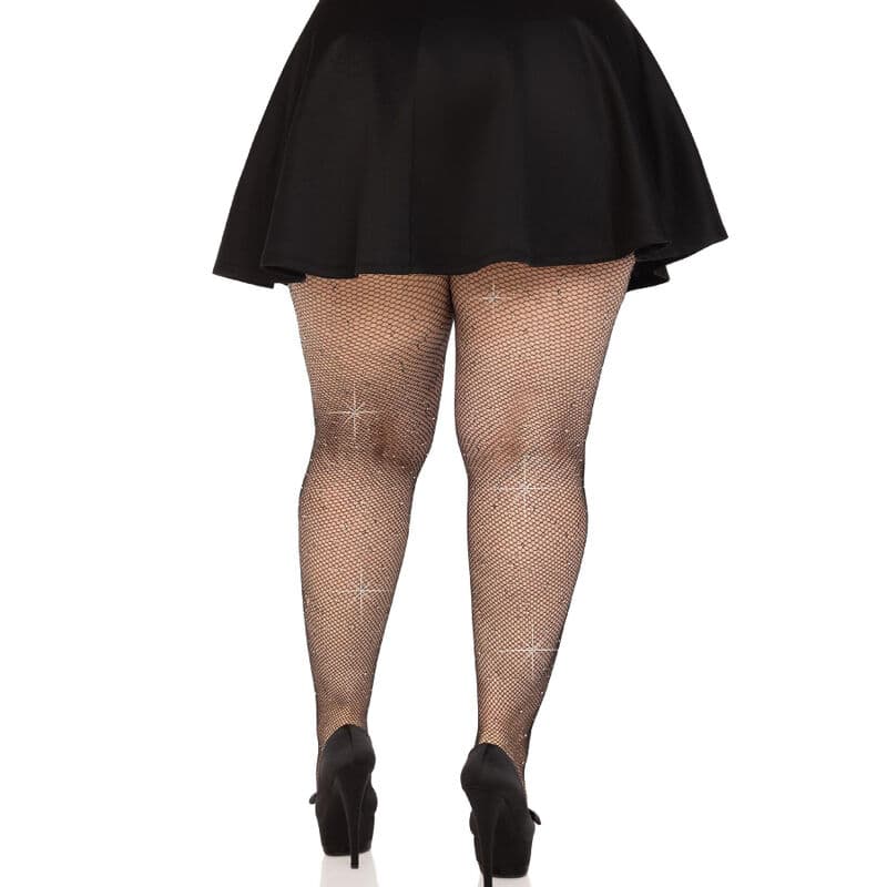 LEG AVENUE - MEDIAS REJILLA CRISTALIZADA 3