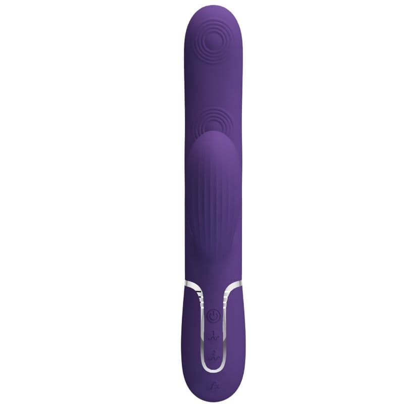 PRETTY LOVE - PERLITA G-SPOT VIBRATOR 3 IN 1 MULTIFUNCTION PURPLE 3
